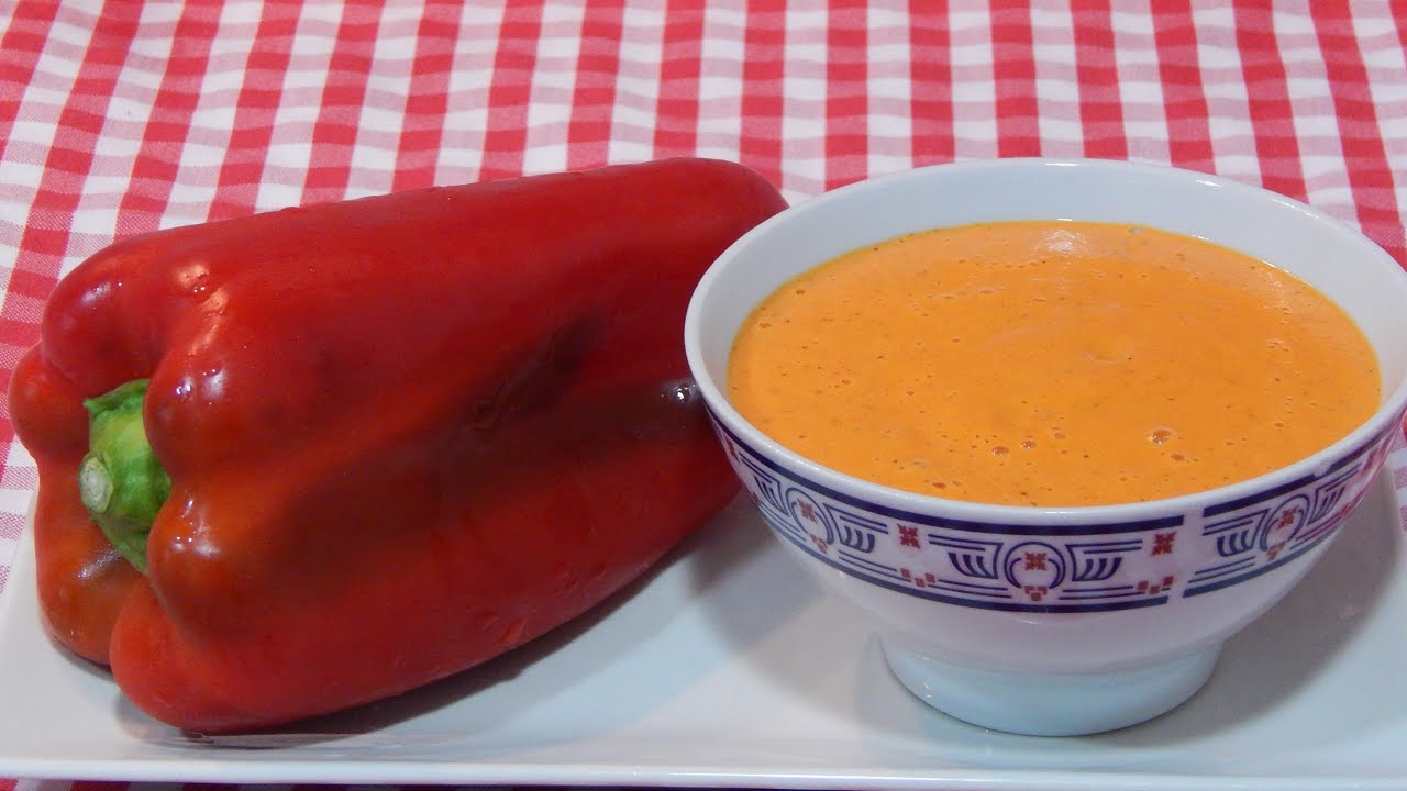 Cómo hacer salsa de pimientos rojos