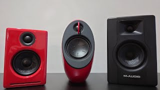 Video thumbnail for Audioengine vs Edifier vs M-Audio: Best PC Speakers 2021? A2+, Luna E25HD, BX3 by Geezer Into Tech