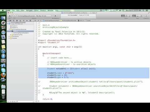 Archiving and unarchiving objects in Objective-C