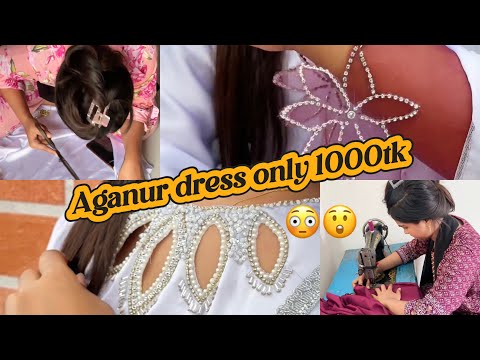 Recreate this aganur dress only 1000tk 😊