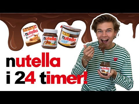 JEG SPISER KUN NUTELLA I 24 TIMER CHALLENGE!
