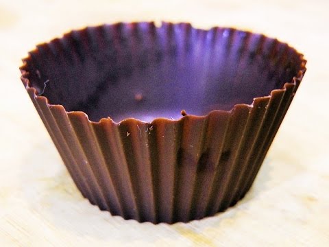 How to make Chocolate Cup | Eggless easy Chocolate Mousse in Chocolate Cup