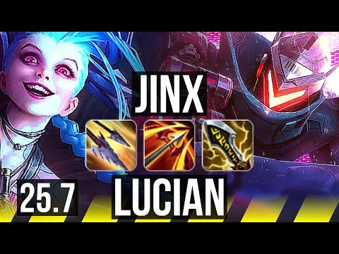 JINX & Lulu vs LUCIAN & Nami (ADC) | 9/3/13 | KR Master | 25.7