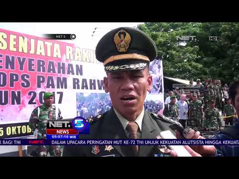 Rayakan HUT TNI, Kodam 16 Pattimura Musnahkan Ratusan Pucuk Senjata Ilegal - NET5