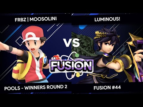 Fusion #44 - Moosolini (Pokemon Trainer) vs Luminous! (Dark Pit) - Pools - Winners Round 2