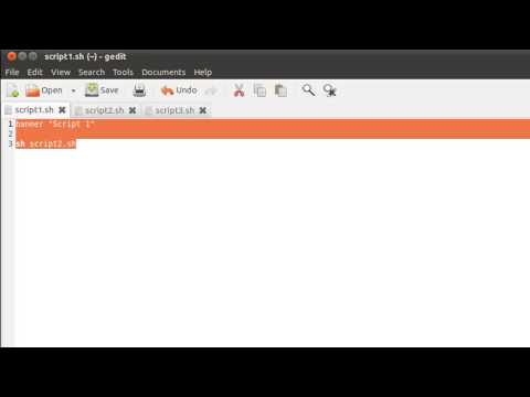 Linux Shell Script Executing Multiple Scripts 022 Shorts