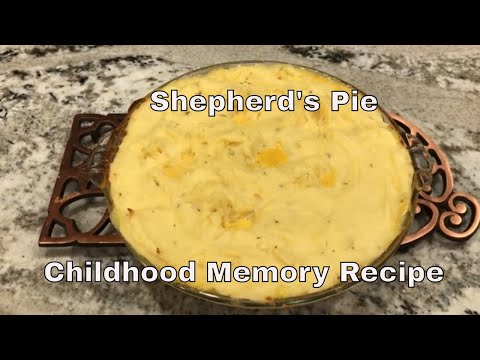 Childhood Memories Recipe - Chicken Shepherd's Pie