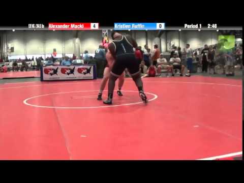 Men 120 KG / 264.5 lbs - Alexander Macki vs. Kristien Ruffin