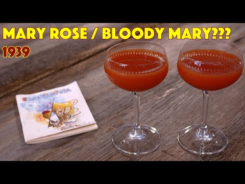 Did We Discover The First Bloody Mary Cocktail Recipe? - The Mary Rose - Cocktails After Dark