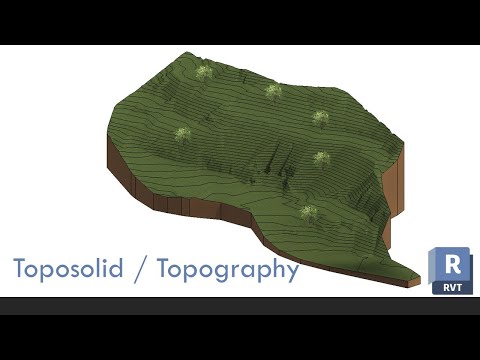 Toposolid and Topography in Revit