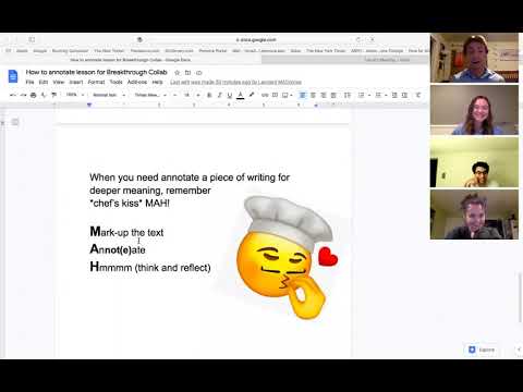 Annotating for deeper meaning in literature