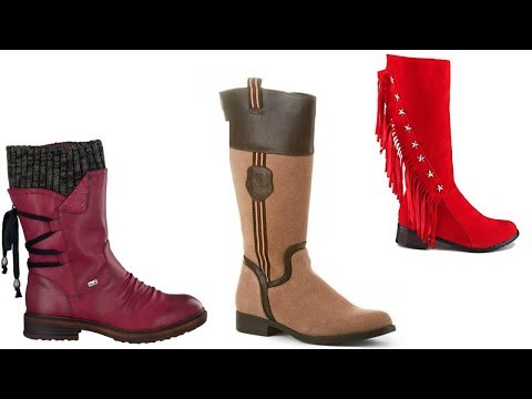 BOTAS DE MODA CÓMODAS Y BONITAS / botas con tacón bajo / Fashion Love