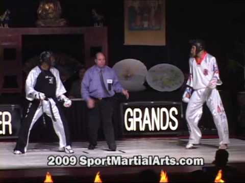 Bryan Young v Raymond Daniels - Men's team sparring finals - 2009 NBL Supergrands