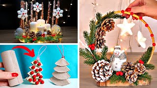 3 DIY Craft Christmas Decoration Ideas at Home 2023 - 2024 🎄☃️🎄