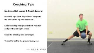 352. Medicine Ball Lunge & Reach Lateral