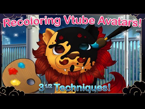Recoloring Vtube Avatars with 3.5 Techniques! - Live2D + VtubeStudio Tutorial