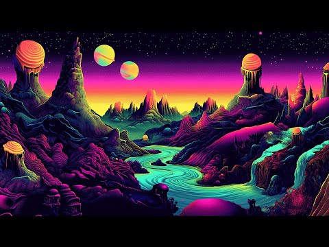Mellow Psychedelic Journey - Calming & Beautiful - 1 HOUR - Relaxing Music