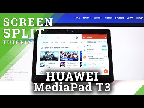 How to Activate Split Screen Mode – Double Display on HUAWEI MediaPad T3
