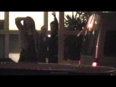 121123 EXO-K back to Ritz-Carlton Hotel after SMTOWN SG Concert