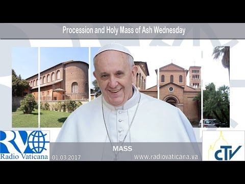 01.03.2017 Procession and Holy Mass on Ash Wednesday