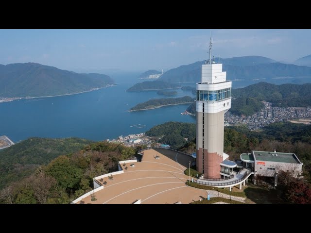 五老スカイタワー（舞鶴市五老ヶ岳から望む舞鶴湾）