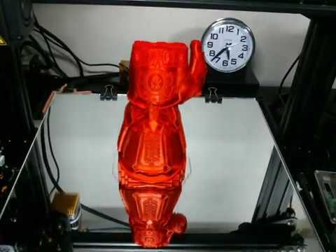 Time lapse 3D print of the Infinity Gauntlet