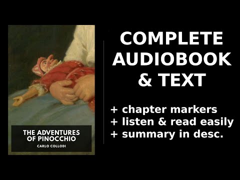 The Adventures of Pinocchio 🏆 By Carlo Collodi FULL Audiobook