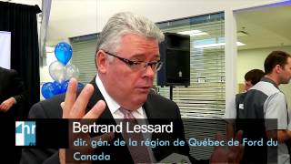 Inauguration de la concession Ford à l'Ange-Gardien