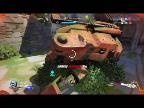 Overwatch Winter Wonderland MP pt11 - Neck-and-neck Nail-Biter Defense!