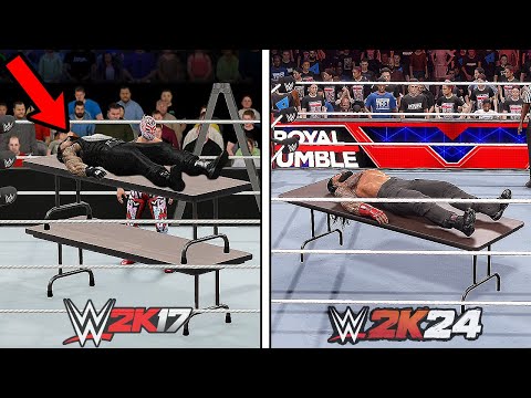 33 Things That Were Better in WWE 2K17 Than WWE 2K24 !!!