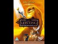 Opening To The Lion King Special Edition UK DVD 2003