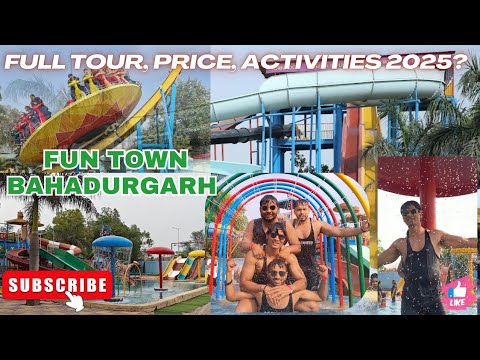 Bahadurgarh's BIGGEST Amusement Park Fun Town! Fun Town Bahadurgarh!