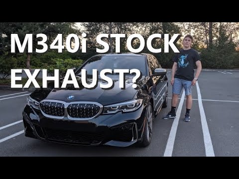 2020 BMW M340i LOUD Exhaust - cold start, revs, and driving