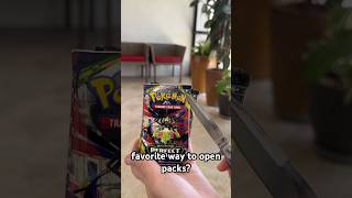 What’s your favorite way to open Pokemon Packs?! #pokemoncards #pokemontcg