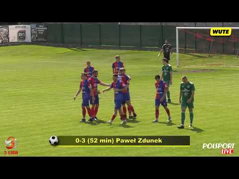 Skrót meczu Błyskawica FOTO HIGIENA Gać - ODRA Wodzisław Śląski (3 Liga Grupa III)