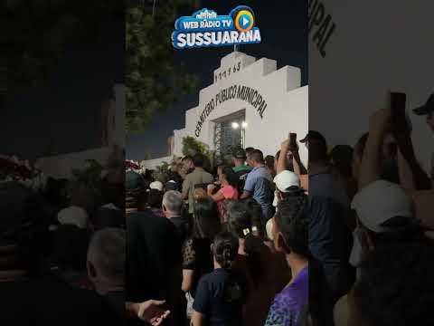 Chegada do Corpo do ex prefeito de Barra de Santa Rosa ao cemitério público #paraiba #brasil #video