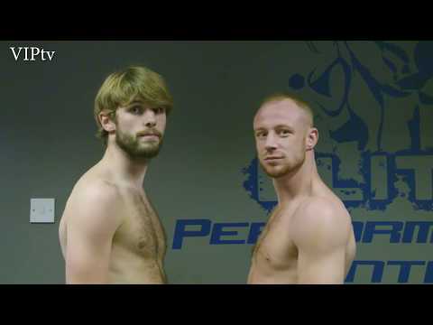 Weigh-in Tom McGuinness v Jamie Quinn