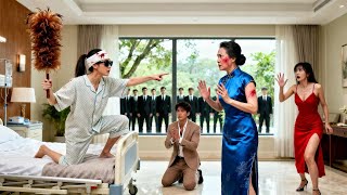 Steeds opnieuw gepest, houdt ze het op, onthult haar verborgen identiteit en verplettert haar wrede schoonmoeder en echtgenoot!