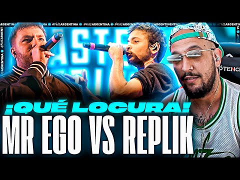 👀 LA BATALLA MÁS LOCA DEL AÑO 👀 PIEZAS REACCIONA AL REPLIK VS MISTER EGO EN FMS ARGENTINA  🇦🇷