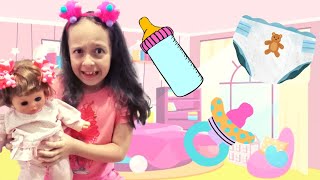 Sophia Victoria foi babá por um dia - História de babá