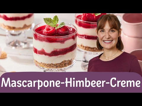 Himbeer-Mascarpone-Dessert – Nachtisch im Glas 😋 | REWE Deine Küche