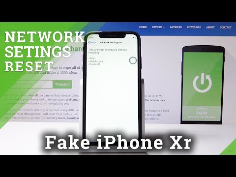 Reset Network Settings in Fake iPhone Xr - Restore Network Configuration