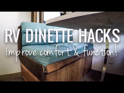YouTube video about: How to make rv dinette bed more comfortable?