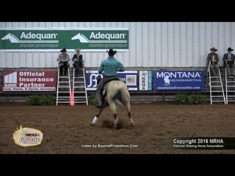 Guns N Rio ridden by Garth Hystad  - 2016 NRHA Futurity (Non Pro, Consolation)