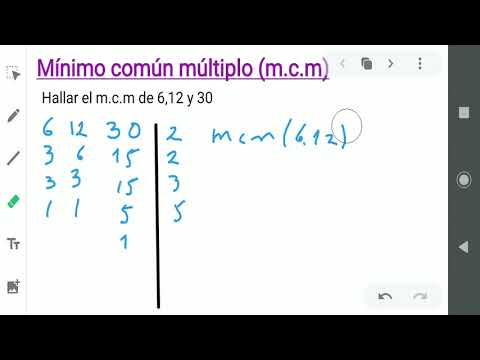 Mínimo Común Múltiplo (súper fácil)