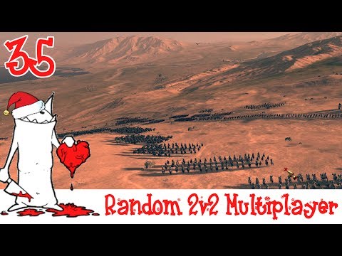 Rome 2 Online Battle #35 - 2v2 - Baktria + Rome vs Massagetae + Pontus