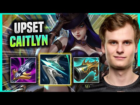 UPSET IS A BEAST WITH CAITLYN! - FNC Upset Plays Caitlyn ADC vs Jhin! | Season 2022