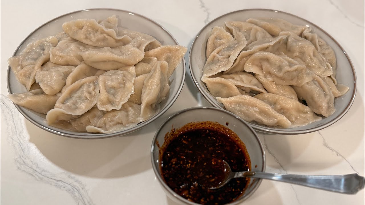 Jiaozi (Chinese Dumplings) with Pork & Chive 