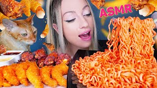 Download lagu ASMR EATING 4X SPICY NUCLEAR FIRE NOODLES CHALLENGE, CHICKEN, 매운 국수 (SHRIMP, FRIED FOOD) MUKBANG 먹방 mp3