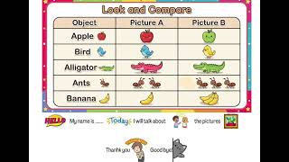 Spot the diffrents - phonics 1
